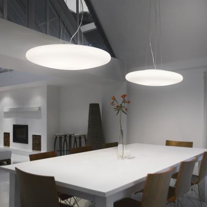 Ideal Lux - Luster na sajli SMARTIES 3xE27/42W/230V prečnik 42,5 cm bela