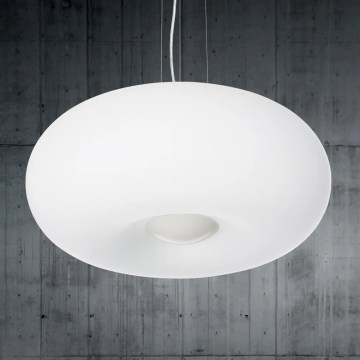 Ideal Lux - Luster na sajli ULISSE 3xE27/60W/230V Ø 42 cm bela
