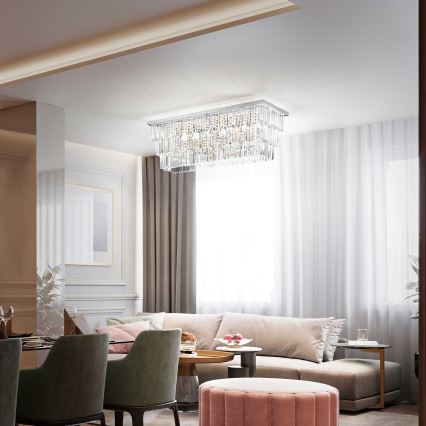 Ideal Lux - Plafonska svetiljka MARTINEZ 8xE14/40W/230V