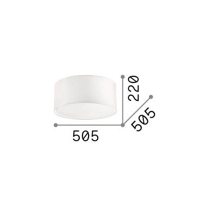Ideal Lux - Plafonsko svetlo 3xE27/60W/230V