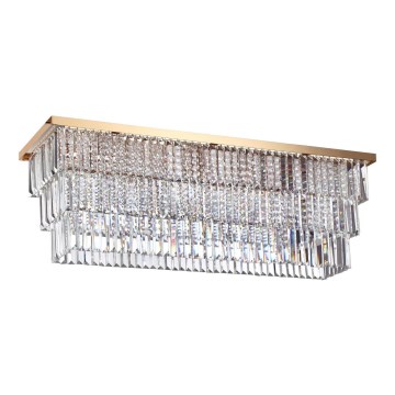 Ideal Lux - plafonsko svetlo MARTINEZ 8xE14/40W/230V zlatno