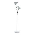 Ideal Lux - Podna lampa POLLY 2xE27/60W/230V sjajni hrom
