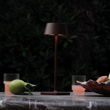 Ideal Lux - PURE LED prigušiva spoljašnja lampa na dodir LED/1,5W/3,7V 2200 mAh CRI 90 IP54 braon