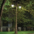 Ideal Lux - Spoljašnja lampa CIMA 2xE27/52W/230V 216 cm IP43 patina