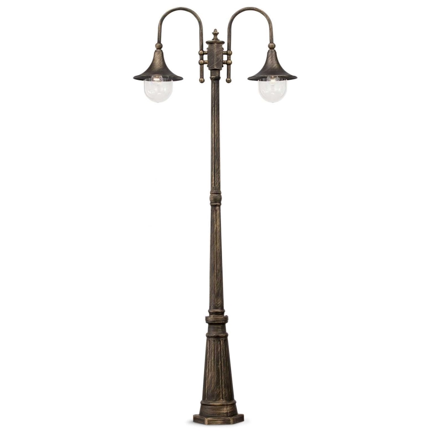 Ideal Lux - Spoljašnja lampa CIMA 2xE27/52W/230V 216 cm IP43 patina