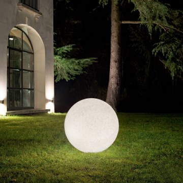 Ideal Lux - Spoljašnja lampa DORIS 1xE27/60W/230V prečnika 30 cm IP44 siva