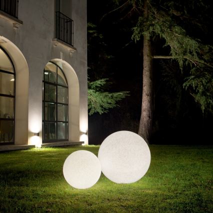 Ideal Lux - Spoljašnja lampa DORIS 1xE27/60W/230V prečnika 30 cm IP44 siva