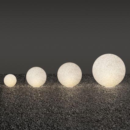 Ideal Lux - Spoljašnja lampa DORIS 1xE27/60W/230V prečnika 30 cm IP44 siva