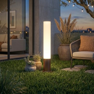 Ideal Lux - Spoljašnja lampa EDO OUTDOOR 1xGX53/15W/230V 80 cm IP65 braon