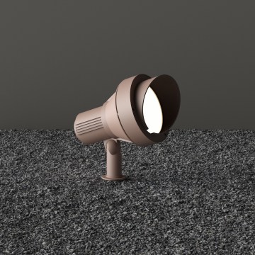 Ideal Lux - Spoljašnja lampa TERRA 1xGU10/28W/230V IP65 braon