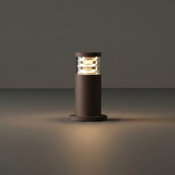 Ideal Lux - Spoljašnja lampa TRONCO 1xE27/42W/230V 25 cm IP65 braon