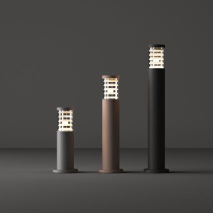Ideal Lux - Spoljašnja lampa TRONCO 1xE27/42W/230V 25 cm IP65 braon