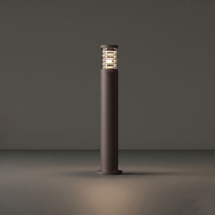 Ideal Lux - Spoljašnja lampa TRONCO 1xE27/42W/230V 80 cm IP65 braon