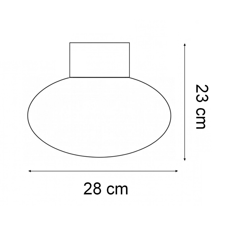Ideal Lux - Spoljašnja plafonska svetiljka CLIO 1xE27/42W/230V IP44 antracit
