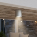 Ideal Lux - Spoljašnja spot svetiljka GUN 1xGU10/28W/230V prečnik 11 cm IP55 siva