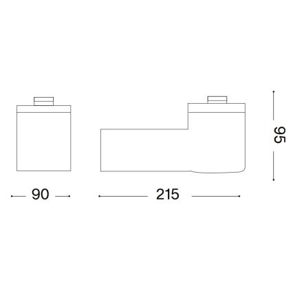 Ideal Lux - Spoljašnja zidna lampa CLIO 1xE27/42W/230V IP44 siva