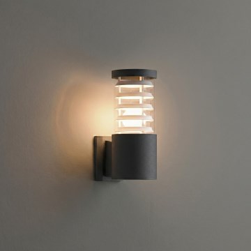 Ideal Lux - Spoljašnja zidna svetiljka TRONCO 1xE27/42W/230V IP44 antracitna