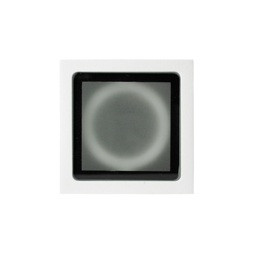 Ideal Lux - Spoljašnje spot svetlo TECHO 1xGU10/20W/230V 15x15 cm IP54 belo