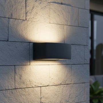 Ideal Lux - Spoljašnje zidno svetlo ANDROMEDA 1xE27/60W/230V IP55 crno