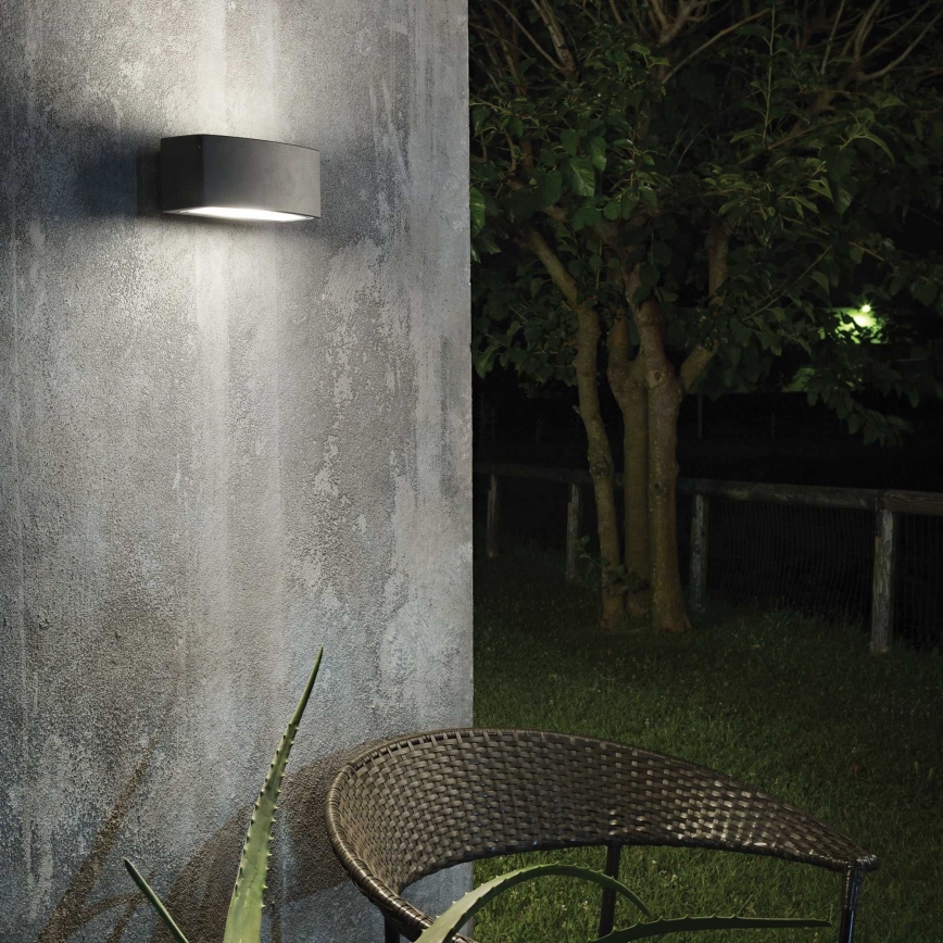 Ideal Lux - Spoljašnje zidno svetlo ANDROMEDA 1xE27/60W/230V IP55 crno