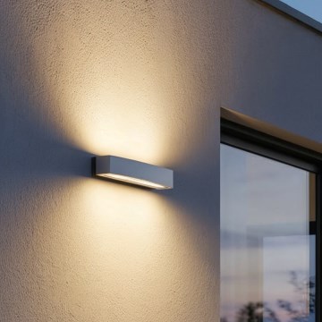 Ideal Lux - Spoljašnje zidno svetlo ANDROMEDA 2xE27/60W/230V IP55 sivo