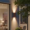 Ideal Lux - Spoljašnje zidno svetlo GUN 1xE27/60W/230V 31 cm IP54 braon