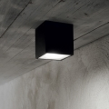 Ideal Lux - Spoljna reflektorska svetiljka TECHO 1xGU10/20W/230V 15x15 cm IP54 crna