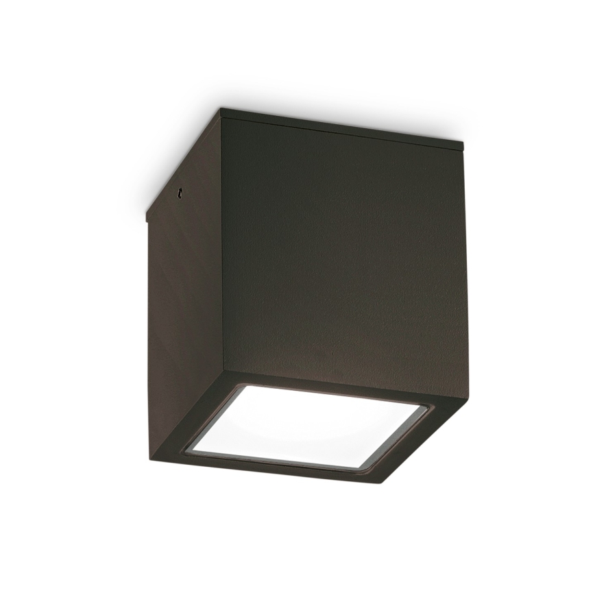 Ideal Lux - Spoljna reflektorska svetiljka TECHO 1xGU10/20W/230V 15x15 cm IP54 crna