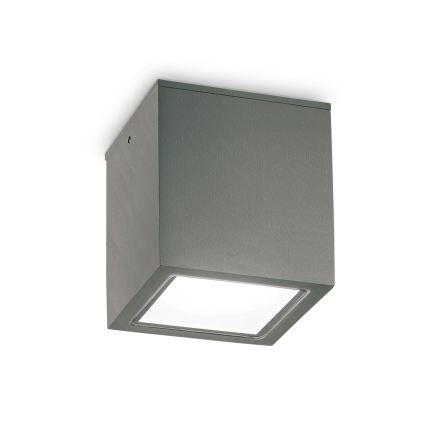 Ideal Lux - Spoljni reflektor TECHO 1xGU10/20W/230V 15x15 cm IP54 antracit