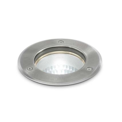 Ideal Lux - Spoljašnja ugradna svetiljka PARK 1xGU10/20W/230V IP65 matni hrom