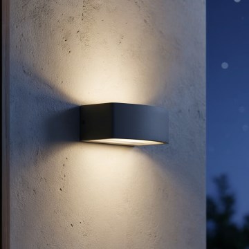 Ideal Lux - Spoljna zidna svetiljka ANDROMEDA 1xE27/60W/230V IP55 antracitna