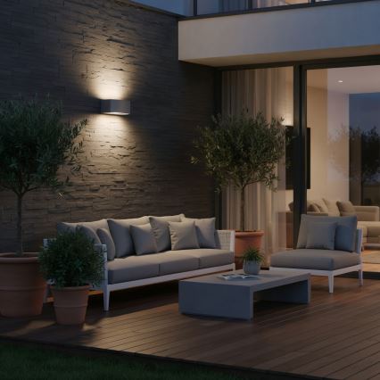 Ideal Lux - Spoljna zidna svetiljka ANDROMEDA 1xE27/60W/230V IP55 antracitna