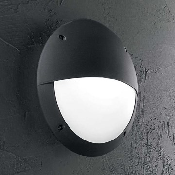 Ideal Lux - Spoljna zidna svetiljka LUCIA 1xE27/23W/230V IP66 crna