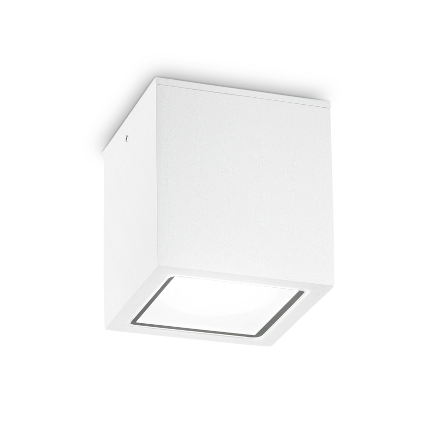 Ideal Lux - Spoljno spot svetlo TECHO 1xGU10/20W/230V 9x9 cm IP54 bela