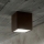 Ideal Lux - Spoljno spot svetlo TECHO 1xGU10/20W/230V 9x9 cm IP54 braon