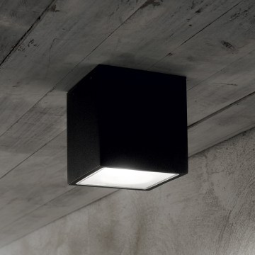 Ideal Lux - Spoljno spot svetlo TECHO 1xGU10/20W/230V 9x9 cm IP54 crna