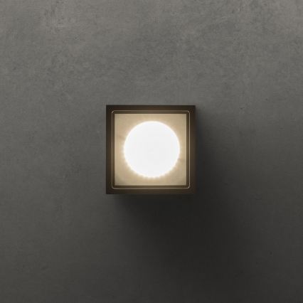 Ideal Lux - Spoljno spot svetlo TECHO 1xGU10/20W/230V 9x9 cm IP54 crna