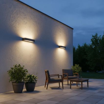 Ideal Lux - Spoljno zidno svetlo ANDROMEDA 2xE27/60W/230V IP55 crna