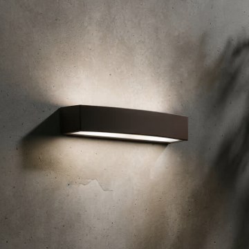 Ideal Lux - Spoljno zidno svetlo ANDROMEDA 2xE27/60W/230V IP55 smeđe