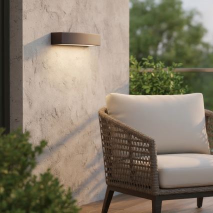 Ideal Lux - Spoljno zidno svetlo ANDROMEDA 2xE27/60W/230V IP55 smeđe