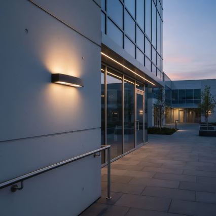 Ideal Lux - Spoljno zidno svetlo ANDROMEDA 2xE27/60W/230V IP55 smeđe
