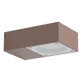 Ideal Lux - Spoljno zidno svetlo SIRIO 1xGX53/9W/230V IP65 braon