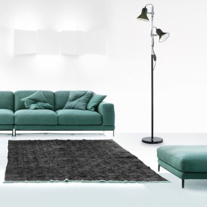 Ideal Lux - Stojeća lampa POLLY 2xE27/60W/230V crna