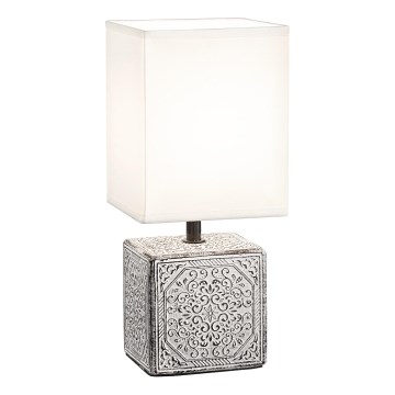Ideal Lux - Stona lampa KALI 1xE14/40W/230V bela/siva