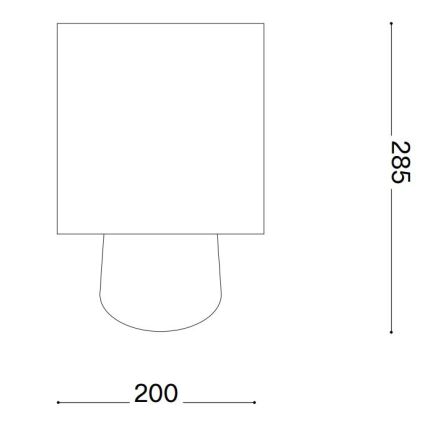 Ideal Lux - Stona lampa KALI 1xE14/40W/230V keramika/krem/bejž