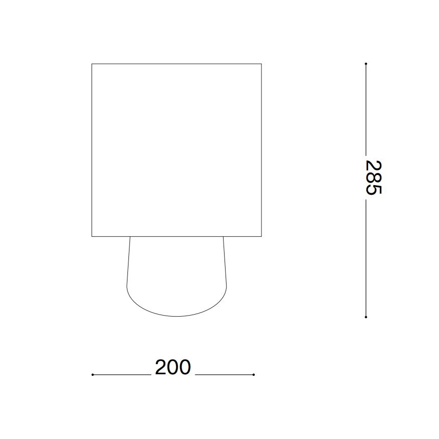 Ideal Lux - Stona lampa KALI 1xE14/40W/230V krem/bež
