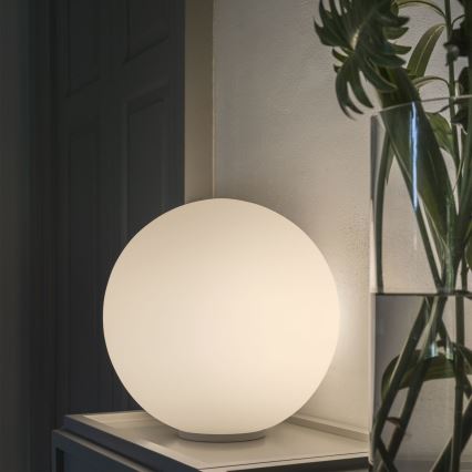 Ideal Lux - Stona lampa MAPA 1xE27/42W/230V prečnik 30 cm bela