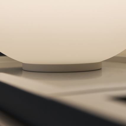 Ideal Lux - Stona lampa MAPA 1xE27/42W/230V prečnik 30 cm bela