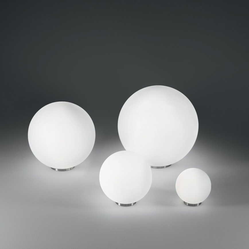 Ideal Lux - Stona lampa MAPA 1xE27/42W/230V prečnik 30 cm bela