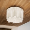 Ideal Lux - Stropna svetiljka COMPO 6xE27/52W/230V, prečnika 56 cm, bela